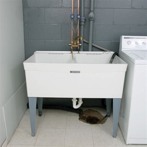 hook up laundry sink